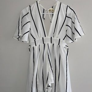 Never worn XS romper w long skirt!